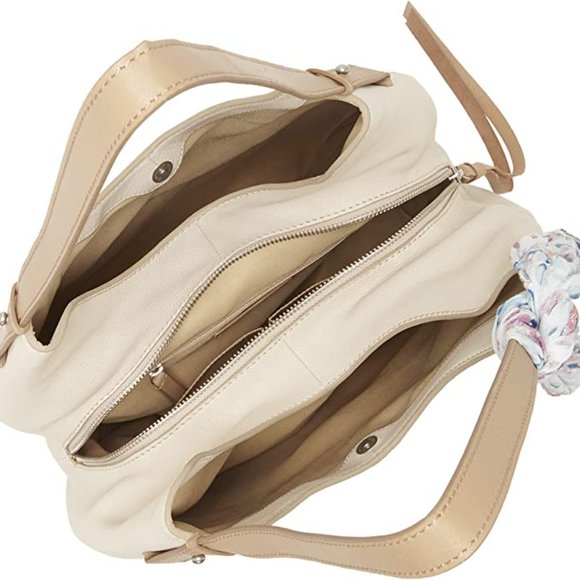 Lucky Brand Bags New Lucky Brand Idah Leather Tote With Scarf